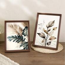 1 件复古相框，入口桌面装饰，书房/客厅墙壁艺术，高端装饰画，可水平或垂直放置，适合作为送给朋友或家人的礼物