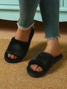 Chinelos Confortáveis e Casuais para Mulheres, para Uso em Casa/Interno