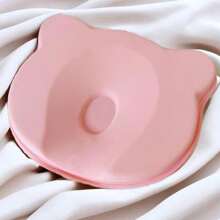 1 Stück Neugeborenen Baby Anti-Plattkopf Bären-förmiges Kissen, korrigierendes Säuglingskopf-Formungskissen aus Memoryschaum, Hinweis: Nicht waschbar, geeignet für Babys von 0-6 Monaten