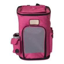 Foldable Pet Backpack Carrier – Soft-Sided Travel Bag For Small Dogs & Cats, Breathable, Dual-Entry