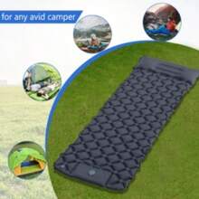 Inflatable Mat Camping Sleeping Self Inflating Mattress Bed Air Pillow Hiking UK - UK-H298901 - View 9