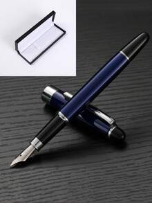 [Customized] 1pc High-Quality Electroplated Elegant Customized Refillable Fountain Pen With 0.5mm Fine Nib, Smooth Writing, Includes 30pcs 2.6mm Ink Cartridges. A Thoughtful Daily Writing/Calligraphy Pen Gift For Coworkers, Family, Valentine's Day, Back-To-School, Graduation, Christmas, Father's Day, Teacher's Day, Thanksgiving, Christmas, Mother's Day, Birthday, Personalized Gift - Multicolor - View 48
