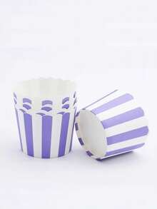 50个/套 玛芬蛋糕烘焙杯，不粘纸杯蛋糕衬垫，适用于迷你玛芬蛋糕和纸杯蛋糕机