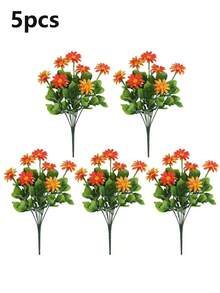 Bó hoa cúc nhựa nhân tạo ngoài trời 10 bó, hoa bụi giả chống tia UV dùng cho gia đình, khách sạn, văn phòng, đám cưới, tiệc tùng, vườn, hiên nhà, cửa sổ, tang lễ, chụp ảnh - Thích hợp cho lễ Phục sinh, ngày lễ tình nhân, ngày của mẹ, ngày lễ thánh Patrick - Nhiều màu sắc, trang trí mùa thu, mùa thu - Nhiều màu - Xem 19