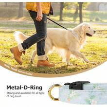 Pet Basic Dog Collars - Light Green Flower - View 6