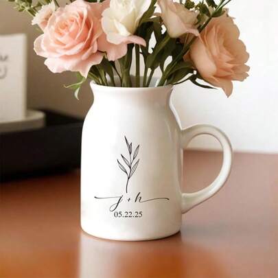 Anpassad bröllopsvaspresent Personlig förlovningspresent Bröllopsblommorvas Förlovningspresent Möhippapresenter Bröllopspresenter till par Nyförlovningspresent Present till nygifta Möhippapresent Förlovningsprydnad Present till gifta Smyckesfat Blomkruka Brudpresenter Blommorvas till förlovning Jubileumspresent Mugg till par Möhippapresent Present till bruden