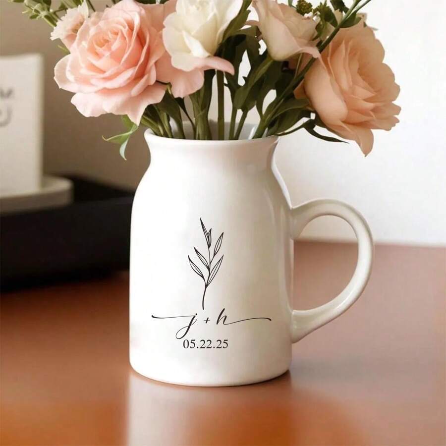 定制婚礼花瓶礼物 个性化订婚礼物 婚礼花瓶 订婚礼物 新娘送礼会礼物 情侣婚礼礼物 新婚礼物 新婚礼物 单身派对礼物 订婚饰品 已婚礼物 首饰盘 花盆 新娘礼物 订婚花瓶 周年纪念礼物 情侣马克杯 新娘送礼会礼物 新娘礼物 - 彩色 - 查看 1