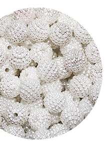 Cracked Pearl 12mm With Hole 50 Units - Putih - View 2