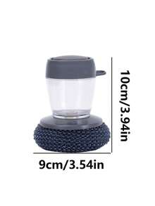 1件装刷锅神自动液体洗碗刷厨房家用洗碗刷懒人按压式锅具清洁刷 - 彩色 - 查看 3