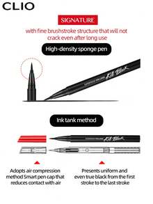 Clio K-Beauty SUPERPROOF PEN LINER KILL BLACK 刷頭眼線液筆，液體眼線筆，深邃顯色，出墨順滑，快乾，防水防汗，適合日常妝容 - 02 Brown - 查看 3