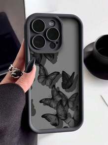 Brighten Up Your IPhone With A Butterfly Pattern Simple Thickened Anti-Fall Phone Case Compatible With IPhone 16/11/12/13/14/15/15pro/15 Plus/15 Promax/7plus/8plus/X/Xs Max/Xr/11pro/12pro/13pro/14pro/12mini/13mini/11promax/12promax/13promax/14promax/14plus/6/6s/6plus/7/8/16Pro/16plus/16promax/Se&Compatible With Samsung Galaxy/A54/A14/A12/A13/A15/A32/A33/A24/A52S/S20/S21/S22/S23/S24/S23Plus/S24ultra/S25/A15/A33/A23 Waterproof Shockproof Scratch Resistant