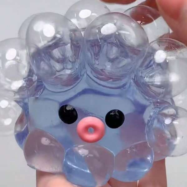 1PC Cute Stress Reducing Transparent Octopus Super Sticky Injectable Bubbles: Portable Squeeze Toy, Perfect For Keeping At Your Desk And Relaxing On The Go, Tabas Squishy Toy For Teens 14+ | Fun And Tricky Sensory Play, Perfect For Christmas, Halloween And Birthday Gifts For Kids, Making It An Ideal Holiday Gift. Fidget Toys