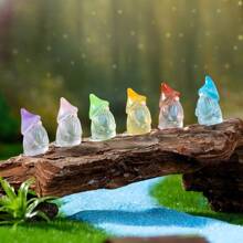 5 piezas de accesorios decorativos tipo bolsita ciega con enanos luminosos para crear microescenarios, partículas de enanos adorables para decoración DIY de jardinería y paisajismo, regalos y ornamentos navideños