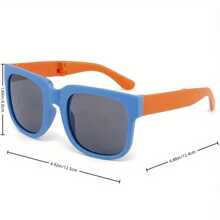 Occhiali da sole pieghevoli di moda e colorati - protezione UV, occhiali da sole estivi alla moda per uomo e donna, colori misti audaci (blu, giallo, rosa, rosso, arancione, grigio), perfetti per feste, compleanni e accessori da viaggio, occhiali casual | Occhiali di moda | Lenti