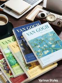 Khám phá nghệ thuật Van Gogh, viết nên những chương đầy cảm hứng, cần lắp ráp, có hai kích cỡ: Tờ rời (A5/B5/A4 ba kích cỡ, kẻ ô vuông, trống, có sẵn ruột lót, có thể tháo rời) / Bìa lò xo (A5/B5 hai kích cỡ ruột lót), có thể gập 360°, lật trang mượt mà, 60 tờ / 120 trang, vỏ PP mờ chống thấm nước và bụi bẩn. Thích hợp cho văn phòng, trường học, ghi chú cuộc họp, kế toán, tự làm, ghi chép cuộc sống, lập kế hoạch tập thể dục, trở lại trường học và các tình huống khác. - Nhiều màu - Xem 4