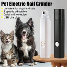 مبرد أظافر كهربائي جديد للحيوانات الأليفة، مناسب للقطط والكلاب، بسرعتين مع إضاءة، مبرد أظافر قابل للشحن، لا يؤذي النقطة الحساسة، طحن أظافر سهل، ضروري للقطط والكلاب