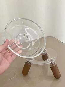 1 Pc Detachable Elevated Pet Bowl, Scientific Height Design For Spine Care, Stable Base To Prevent Tipping, For Indoor Cats And Dogs, Dishwasher Friendly