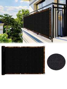 1 pieza Enrejado de privacidad para balcón, cortina parasol, cortina parasol de alta calidad para enrejado, toldo, parasol, red de privacidad y protección solar para enrejado de apartamento, aislamiento de plantas, cortina parasol, impermeabilidad reforzada, apta para jardín exterior, balcón, terraza, piscina, muebles de exterior - Multicolor - Ver 1