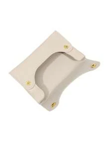 1 Peça Organizador de Bolso Portátil e Simples, Caixa de Lenços para Carro, Bolsa de Tecido Reutilizável para Viagem, Bolsa de Armazenamento de Lenços, Estojo de Couro PU, Sacos Higiênicos para Sala de Estar, Banheiro e Pequenos Itens