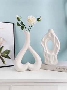 1 chiếc bình hoa hình trái tim hiện đại, phong cách tối giản, trang nhã và phù hợp cho phòng khách, bàn cà phê, đám cưới, bàn ăn, văn phòng và các không gian trang trí nhà cửa khác. - Nhiều màu - Xem 8