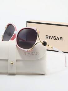 Óculos de Sol Polarizados de Moda Retrô RIVSAR para Mulheres, Acessório Elegante para Festa, Viagem, Reunião, Verão, Joia, Férias, Marca Premium, Presente de Festival, Dia dos Namorados, Natal, Halloween, Presente Ideal para Passeios, Praia, Férias à Beira-Mar e Presentes para Família e Amigos