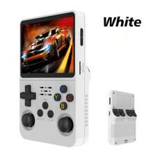 Console de jeu portable rétro mini R36s, stockage incluant plus de 15 000 jeux, écran IPS de 3,5 pouces, jeux et divertissement portables, carte TF intégrée de 64 Go.