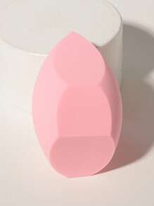 1pc Extra Large 2-In-1 Makeup Sponge, Olive Oil Shaped Dual-Edged Makeup Puff, Reusable & Washable Makeup Applicator Suitable For Powder, Liquid, Setting Makeup, Soft Texture, Ideal For Men And Women, Portable Daily/Travel Essential