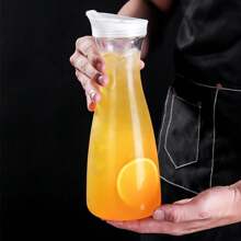 600/1000/1400/1600ml transparente Acryl Saftkanne, große Kapazität Kaffee Milch Krug, hitzebeständiger Wasserkrug