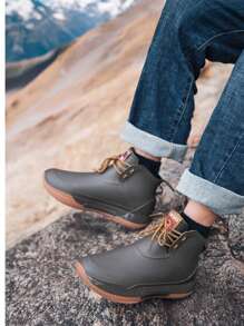 Unisex Short Rain Boots, Anti-Slip, Waterproof For Hiking, Jungle, Trekking, Comfortable Sports Couple Rain Shoes