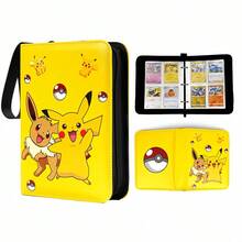 pokemon Card Folder, 4-Pocket Card Collector Box, Album Holder, Fits Up To 240 Cards Of Various Types - Multicolor - View 2