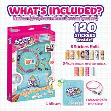 贴纸手链 - DIY 贴纸首饰套装，包括迷你贴纸。这是儿童节、节日礼物、新年礼物和圣诞节礼物的完美礼物。 - diy貼紙手鍊 - 查看 10