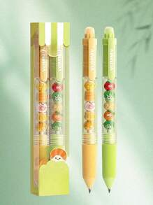 2pcs/Set Erasable Pen Refills, 0.5mm Bullet Tip Crystal Blue Retractable Erasable, Suitable For Journaling, Office Essential