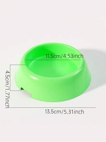 4pcs Assorted Multi-Color Reusable Plastic Pet Bowls For Puppies & Kittens, Feeding & Drinking Bowls, Pet Birthday Party Supplies (Rose Red, Blue, Blue, Yellow, Green)