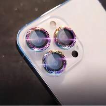 [Miếng dán màn hình họa tiết kim cương] Miếng dán màn hình nhiều màu sắc cho iPhone 11/12/13/14/15/16 Pro Max/17/17 Pro/17 Pro Max/17 Air/16e, Miếng dán bảo vệ màn hình chống nổ cao cấp, Kính cường lực 9H, Chống trầy xước, Chống bám vân tay, Họa tiết kim cương nhiều màu sắc, Phụ kiện thời trang cá tính, Siêu mỏng, Cắt chính xác, Cần thiết cho chụp ảnh bằng điện thoại, Họa tiết hình thoi - Mẫu kim cương - Xem 4