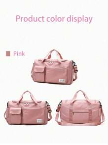 Bolsa de deporte de 35L con 11 piezas, bolso cruzado de yoga, bolso deportivo ligero, bolso impermeable para hombres y mujeres para fitness y viaje - Bolso de nailon Oxford impermeable y grueso con compartimento para zapatos, bolsillo seco/húmedo - Adecuado para fitness, natación, equipaje de fin de semana, viaje, ocio, versátil, bolso de hombro portátil