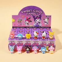 Sanrio New 24 Small Box Sanrio Pendant Highly Attractive Keychain Decoration Mystery Box Pendant