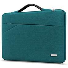 TECOOL 13-16 Inch Laptop Case Sleeve Compatible With MacBook Air 13 15 M1 M2 2012-2025, MacBook Pro 13 14 15 16 2010-2022 14-15.6 HP Chromebook Surface Notebook Shockproof Water-Resistant Carry Bag With Handle - Teal Blue - View 1