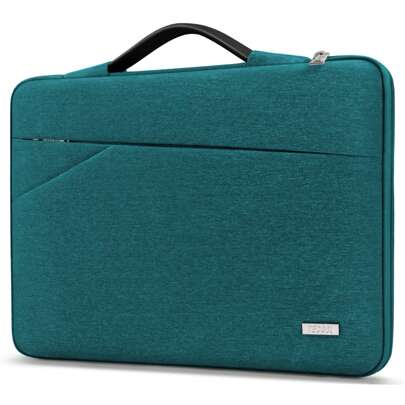 TECOOL 13-16 Inch Laptop Case Sleeve Compatible With MacBook Air 13 15 M1 M2 2012-2025, MacBook Pro 13 14 15 16 2010-2022 14-15.6 HP Chromebook Surface Notebook Shockproof Water-Resistant Carry Bag With Handle