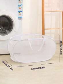 New Foldable Laundry Basket, Large Capacity Storage Laundry Basket, Bathroom Storage Basket. Laundry Hamper, Washing Basket Bathroom Organizer, Basket, Storage Basket, Foldable Laundry Basket Travel Essentials Travel Accessories Vacation Summer Holiday Back To School