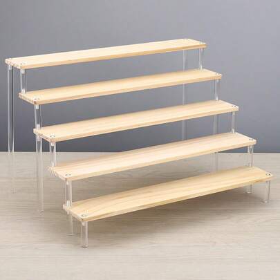 Supporto organizzatore per profumi, espositori acrilici rialzati, supporto per cupcake, scaffale rialzato grande per figure, mensole per dolci per feste, supporto rialzato per decorazione e organizzazione di collezioni di bambole, supporto per esposizione di dolci e dessert, supporto per gioielli, mensola da comodino trasparente, organizzatore da tavolo per cupcake, dessert e figure