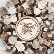 100 sztuk/worek Metalowe ośmiokątne koraliki do pieczętowania woskiem, używane do pieczętowania kopert, zaproszeń ślubnych, koralików do pieczętowania opakowań prezentowych