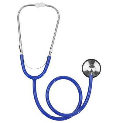 Stéthoscope pour enfants, vrai stéthoscope pour infirmerie pour enfants, jouet de jeu de médecin pour garçons et filles, accessoires de déguisement de médecin et d'infirmière, jeu de rôle pour tout-petits, bleu