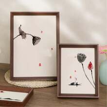 1 件复古相框，入口桌面装饰，书房/客厅墙壁艺术，高端装饰画，可水平或垂直放置，适合作为送给朋友或家人的礼物