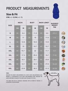 معطف مطر كاسيو أزرق مضاد للماء للكلاب للسفر والإستخدام اليومي