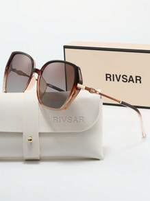 Óculos de Sol Redondos Polarizados Vintage de Moda Plus Size para Mulheres da Marca RIVSAR, na Cor Rosa Diamante, Ideais para Uso Casual, Elegante, em Festas, Viagens, Reuniões de Verão, no Estilo Gatinho e Redondo, Joias, Presentes de Marca Premium para Feriados como Dia dos Namorados, Natal, Halloween