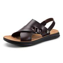 SHIDERTION SHIDERTION Unisex Summer New Korean Fashion Beach Sandals, Plus Size Casual Breathable Slippers
