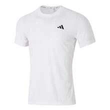 Adidas 男士 FREELIFT TEE 短袖舒適休閒居家修身圓領T恤 JF4386 - 白色 - 查看 2