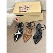 Summer Korean Version Work Sandals For Women - Silver - View 5