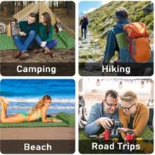 Inflatable Mat Camping Sleeping Self Inflating Mattress Bed Air Pillow Hiking UK - UK-H298901 - View 10