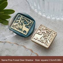 1 Pc, Various Animal Series, Removable Wax Seal Heads, Deer/Cat/Dog/Squirrel/Hedgehog And Other Animals, Suitable For Envelope Letter Paper, Wedding Invitations, Parties, Wine Packaging, DIY Craft Seal Decoration, Gift Decoration, Graduation Parties, Anniversaries, Various Festive Gifts,Back To School,School Supplies